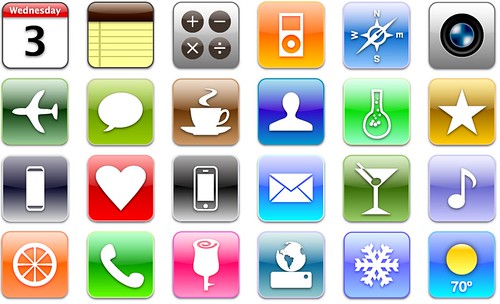 iPhone GUI Icons