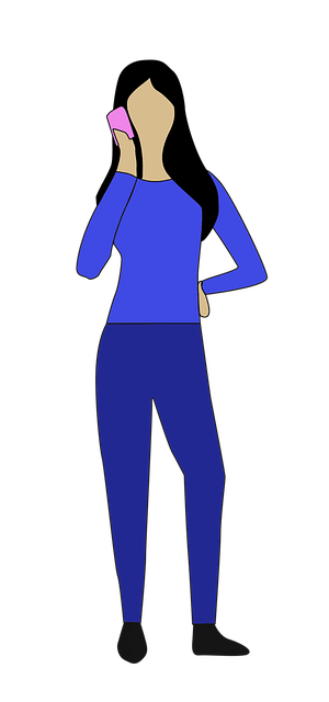 woman, cell phone, conversation, talking, smartphone, phone, mobile, device, connection, technology, female, cartoon, cutout, tech, speaking