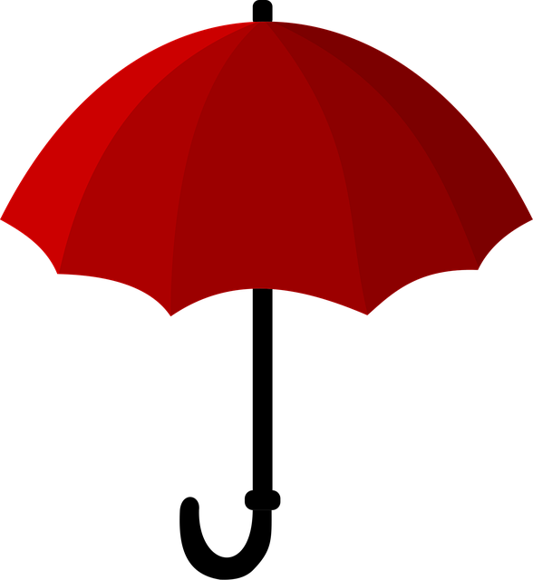 Umbrella, Red, Nature, Rain, Icon