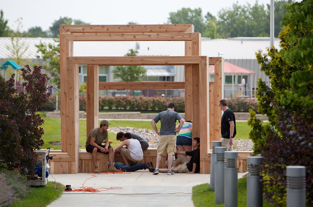 Architecture Students Create Student Gathering Space At College Of DuPage 37