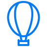 2x Hot Air Baloon