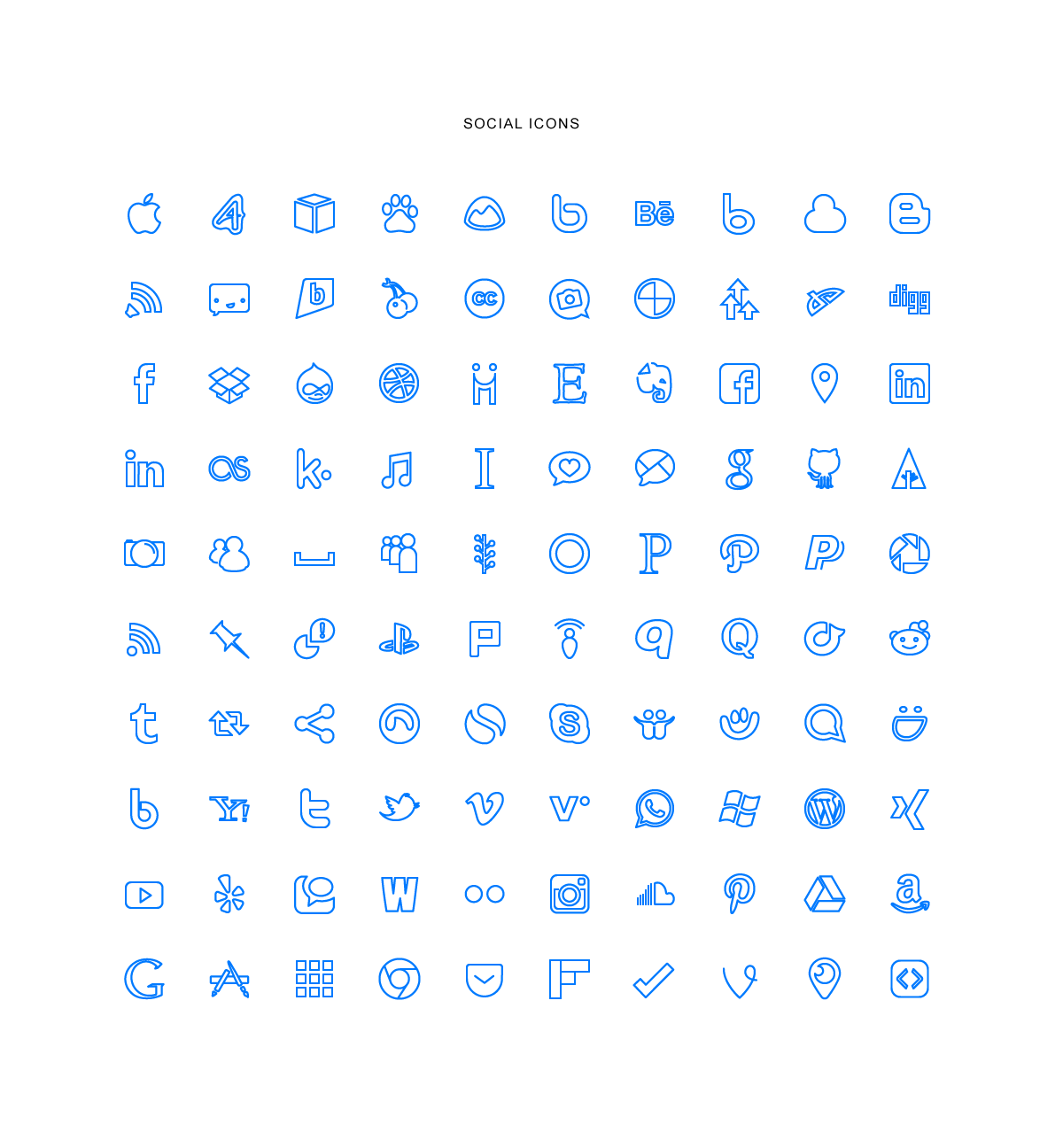 SociaI Icons