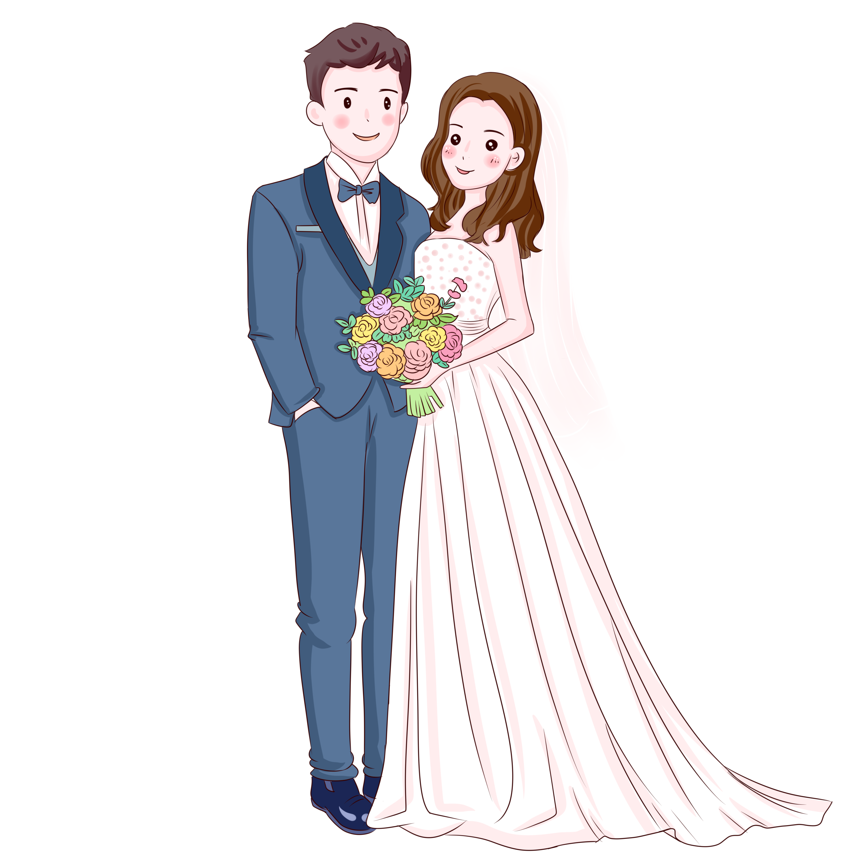 —Pngtree—hand painted wedding bride and_3837597 (2).png
