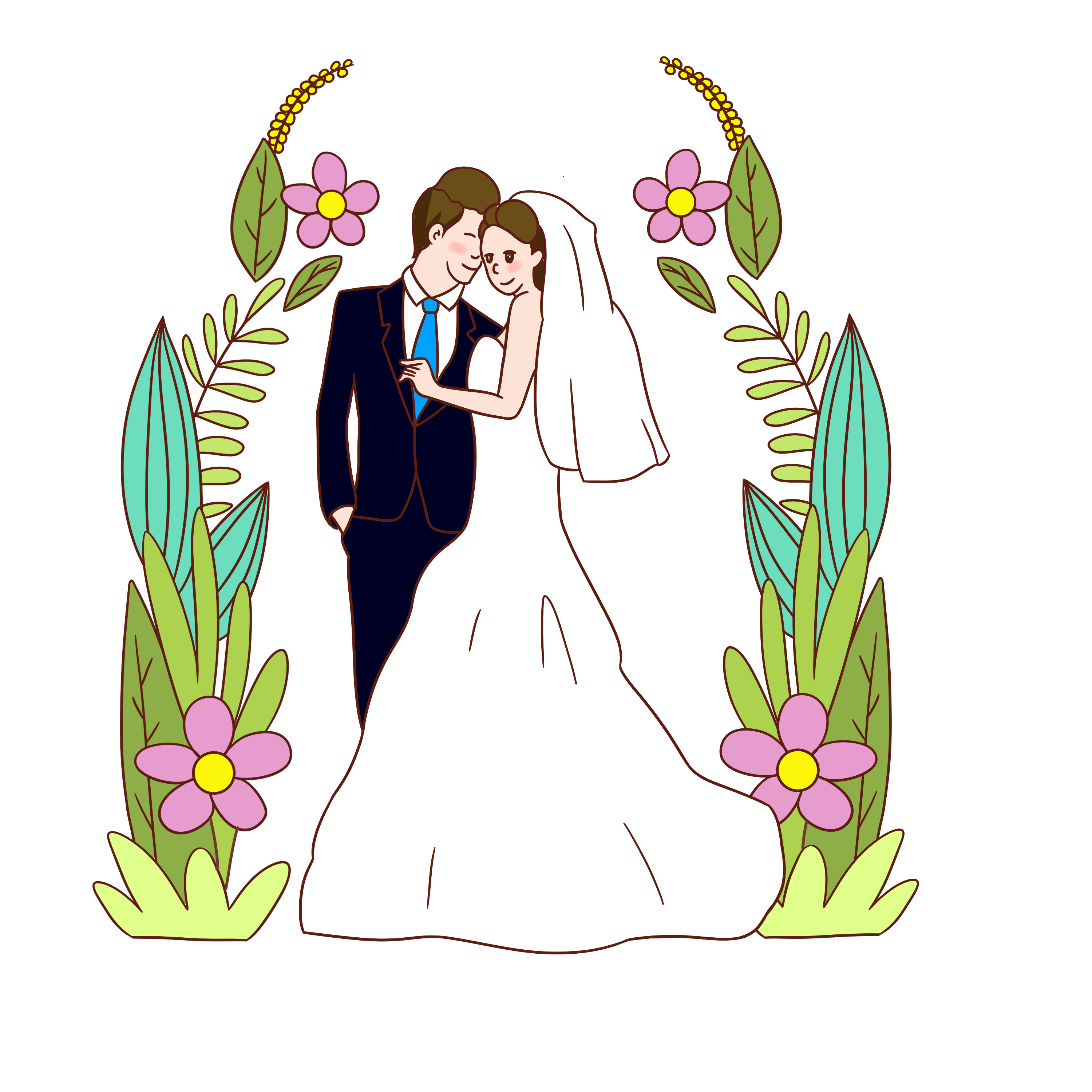 —Pngtree—western wedding love scene illustration_3826010.png