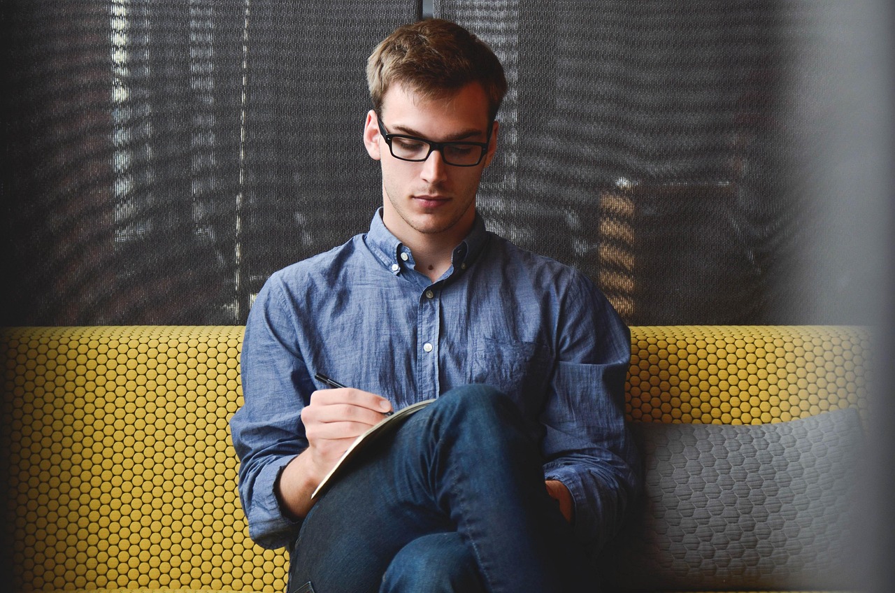 Entrepreneur  Start-up  Man  Planning  Business  Office  Businessman  Young  Corporate  Working  Company  Freelance  Freelancer  Notepad  Notebook  Sitting  Couch  Casual  Author  Write  Man  Man  Man  Man  Man  Business